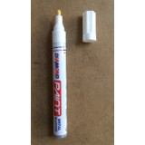 Rikoty Paint Çizik Kalemi Bilyalı Markör Kalemi Metal Cam Beyaz Renk