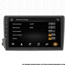 Myway Ssangyong Actyon Android Carplay Multimedya Navigasyon Ekran Teyp 8GB+128GB