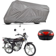 Teksin Kanuni BD100 Arka Çanta Uyumlu Motosiklet Brandası Motor Brandası (A+ Kalite)