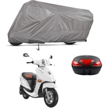 Teksin Motoran Vento 100 Arka Çanta Uyumlu Motosiklet Brandası Motor Brandası (A+ Kalite)