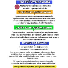 Gamebulance Matematik Bombası / Eğitici Matematik Oyunu / Eğitici Kutu Oyunu / Matematik