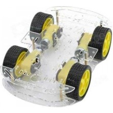 China 4WD Çok Amaçlı Mobil Robot Platformu - Şeffaf