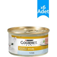 Purina Gourmet Gold Kıyılmış Ton Balıklı Kedi Konservesi 85 gr x 6 Adet