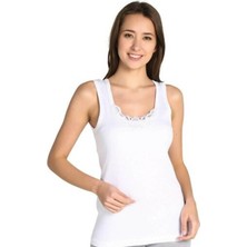 sipariskusu Kalın Askılı Küpürlü Penye Atlet