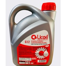 Licoil Organik G-12 Kırmızı Antifriz -37c Derece  3 Lt