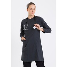 Uniforms Likralı Uzun Tesettür Kadın Doktor Hemşire Stajyer Öğrenci Ameliyathane ve Sağlık Çalışanları Için Forma