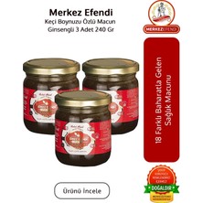 Merkez Efendi Ginsengli Keçi Boynuzu Özlü Macun 3 Adet 240 Gr