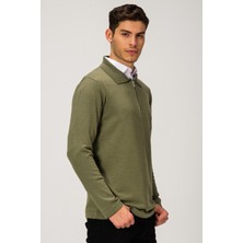 Alexander Gardi Polo Yaka Fermuarlı Triko Kazak (E21-PLYK00)