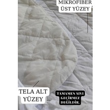 Ely Parker 140X200 Alez Kapitoneli Fitted Mikro Yanı Çarşaflı Çift Kişilik Tek Kişilik Bebek Alezi Su Yatak Koruyucu