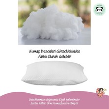 Pandogo Yastık Boncuk Elyaf Antibakteriyel Uyku Yastığı Pamuklu 1000 gr + Pamuklu Fermuarlı Kılıf 1 Adet