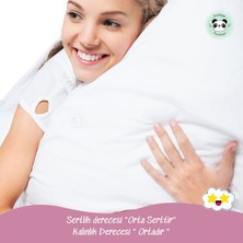 Pandogo Yastık Boncuk Elyaf Antibakteriyel Uyku Yastığı Pamuklu 1000 gr + Pamuklu Fermuarlı Kılıf 1 Adet