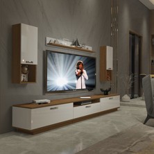 Decoraktiv Trendstyle 270DA Mdf Tv Ünitesi Tv Sehpası Ceviz Beyaz