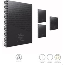 Gıpta Headline Spiralli Karton Kapak 17X24-100 Yaprak Çizgisiz Defter