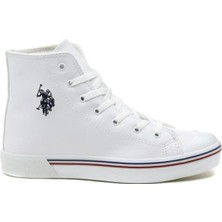 U.S. Polo Assn. Penelope High Wt Beyaz Kadin Sneaker Ayakkabı