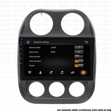 Myway Jeep Compass Android Carplay Multimedya Navigasyon Ekran Teyp 8GB+128GB