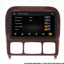 Myway Mercedes S Class W220 Android Carplay Multimedya Navigasyon Ekran Teyp 8GB+128GB