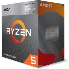Amd Ryzen 5 4600G 3.7 Ghz 6 Çekirdek 8mb Cache Am4 Socket 7nm 100-100000147BOX Işlemci