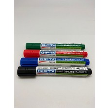 Gıpta Doldurulabilir Tahta Kalemi Siyah-Mavi-Kırmızı-Yeşil 4'lü Paket