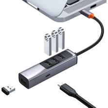 Mcdodo HU-1120 100W 1x Type-C + 4x USB 3.0 Çoklayıcı Adaptör - Gri