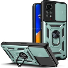 MTK Moveteck Xiaomi Redmi Note 11 Pro Uyumlu Kılıf Kamera Korumalı Sürgülü Yüzüklü Armor Military Tank Sürgülü+Vega+Xiaomi+Redmi+Note+11+Pro