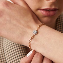 By Golden House Ataç Baget Pırlanta Bileklik