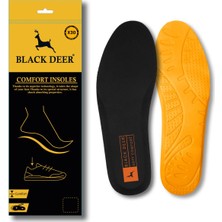 Black Deer Hyper Boost Technology X30 Soft Comfort Siyah-Turuncu Ortopedik Tabanlık