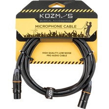 Kozmos KCL-020-3M Xlr-Xlr 3m Mikrofon Kablosu