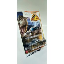 Chevy Chevrolet Sılverado Jurassıc Park Matchbox 1:64 Ölçekli Model Araba