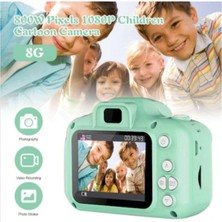 Pazariz Yeşil 4 GB Sd Kartlı Mini Eğitici Kamera Çocuklar Için Dijital Fotoğraf Makinesi