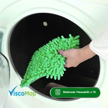 Viscomop Pratik Süper Emici Toz Toplayıcı Microfiber Şönil Mop Bezi 40 cm
