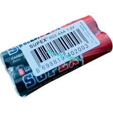 Supex R03 1.5V AAA Çinko Karbon İnce AAA Pil 2'li