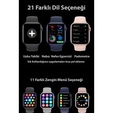 Pazariz Watch 7 Plus Watch 2023 Yeni Akıllı Saat Siri Bluetooth Çağrı Android Ios