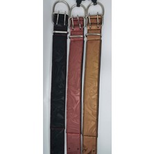 Değerli Pet Winnex Deri Köpek Boyunluk Tasması 5 x 62 cm - Bordo