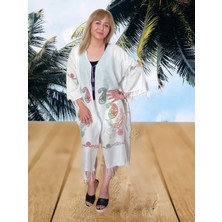 Boutique Venüs Taş Baskı Uzun Pareo