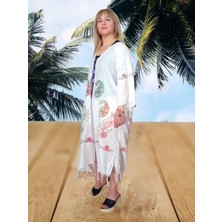 Boutique Venüs Taş Baskı Uzun Pareo