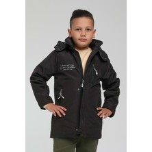 Hopi Kids Çocuk Erkek Mont Je - Siyah - 7 Yaş