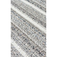 Eko Halı Soho Sh 21 Ivory Grey Hav Toz Vermez Hasır Dokuma Modern Makine Halısı
