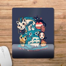 Pixxa Ghibli Totoro Spirited Away Kiki Miyazaki Bilek Destekli Mousepad Model - 1