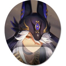 Pixxa Cyno - Genshin Impact Bilek Destekli Mousepad Model - 3 Oval