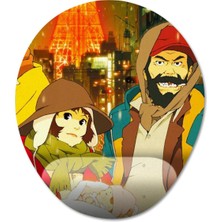 Pixxa Tokyo Godfathers Bilek Destekli Mousepad Model - 1 Oval