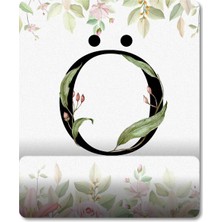 Pixxa Ö Harfi - Çiçekli Harf Bilek Destekli Mousepad Model - 1