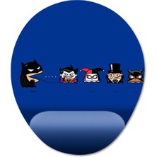 Pixxa Batman Pacman Bilek Destekli Mousepad Model - 1 Oval