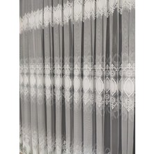 Nish Perde 1/3 Sık Pile  Yeni Lüks Salon Tül Perde