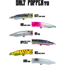 Fujin Salt Popper 70MM 9.5gr Su Üstü Maket Balık