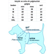 Max Design Membranlı Polarlı Pet Yağmurluk - Turuncu - Köpek Kedi Kıyafeti