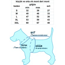 Max Design Pet Mont Pati Desenli Kahverengi Köpek Kedi Kıyafeti