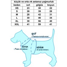 Max Design Yazı Desenli Pet Yağmurluk - Gri - Köpek Kedi  Kıyafeti