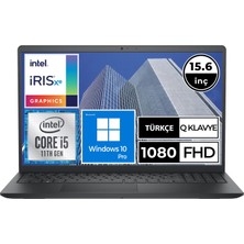 Dell Inspiron 15 3511 I3511122U10 I5-1135G7 8gb 512SSD 15.6" Fullhd W10P Taşınabilir Bilgisayar