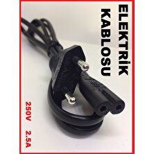 Ata Elektronik 1.5mt 1.5 Metre Ps3|ps4 Güç Kablosu Teyp Power Kaliteli Güç Kablosu Kablo Çift Oluklu