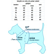 Max Design Noel Baba Nakışlı Astarlı Yeşil Pet Ceket Kedi Köpek Kıyafeti